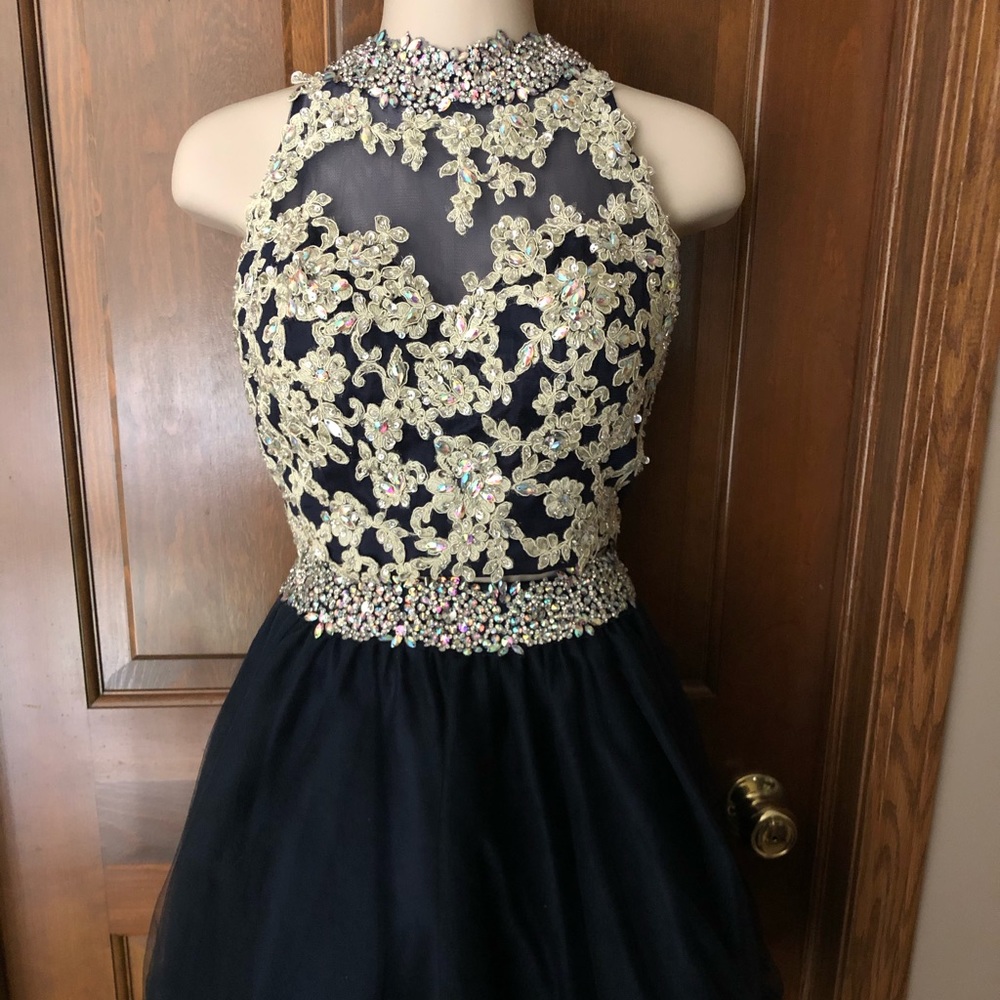 Alyse Navy Cocktail Dress